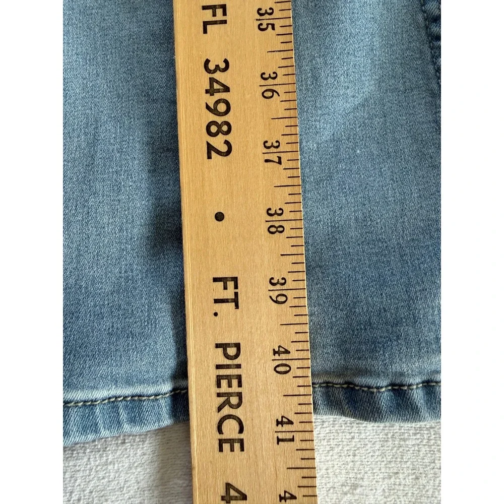Free People Penny Pull-On Boho Y2K Flare Jeans Light Wash Blue Denim 29 Short